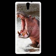 Coque Sony Xperia C5 Hippopatame