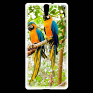 Coque Sony Xperia C5 Duo de perroquets