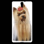 Coque Sony Xperia C5 Yorkie de face
