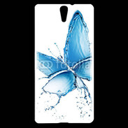 Coque Sony Xperia C5 Papillon en eau