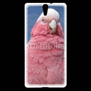 Coque Sony Xperia C5 Perroquet rose