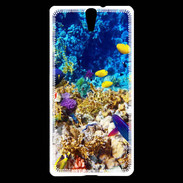 Coque Sony Xperia C5 Poissons et coraux
