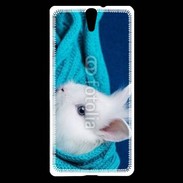 Coque Sony Xperia C5 Portrait de lapin 5
