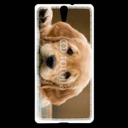 Coque Sony Xperia C5 Chiot labrador golden 2