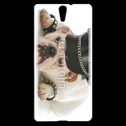 Coque Sony Xperia C5 Bulldog village people