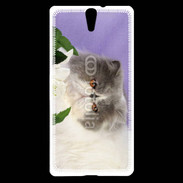 Coque Sony Xperia C5 Chat persan 1