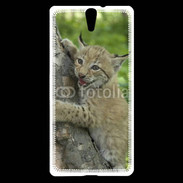 Coque Sony Xperia C5 Bébé Lynx