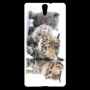 Coque Sony Xperia C5 Groupe de chatons 7
