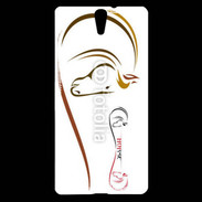 Coque Sony Xperia C5 Illustration cheval 5
