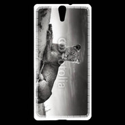 Coque Sony Xperia C5 Lionne sur une dune