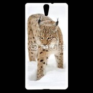 Coque Sony Xperia C5 Lynx des neiges