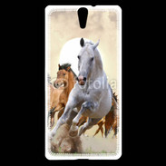 Coque Sony Xperia C5 Course de chevaux 2