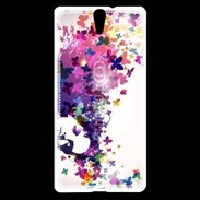 Coque Sony Xperia C5 Cheveux de papillons