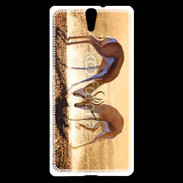 Coque Sony Xperia C5 Duel de springbok