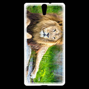Coque Sony Xperia C5 Lion Roi des animaux