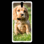 Coque Sony Xperia C5 Chiot cocker Spaniel