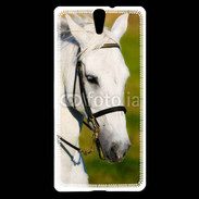 Coque Sony Xperia C5 Portrait cheval blanc 25