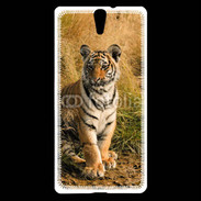 Coque Sony Xperia C5 Tigre au bord de l'eau