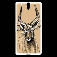 Coque Sony Xperia C5 Antilope mâle en dessin