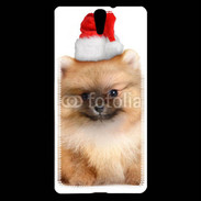 Coque Sony Xperia C5 Chiot de noël 800