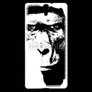 Coque Sony Xperia C5 Regard de gorille en dessin 150