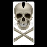 Coque Sony Xperia C5 Tête de mort