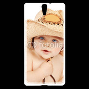 Coque Sony Xperia C5 Bébé cowboy