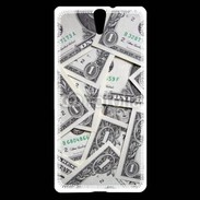 Coque Sony Xperia C5 Billet de banque en folie