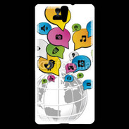 Coque Sony Xperia C5 Réseau social 2
