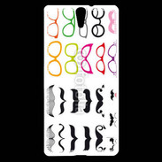 Coque Sony Xperia C5 Lunette et moustache 5