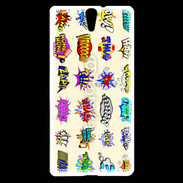 Coque Sony Xperia C5 Cartoon explosion en folie