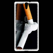 Coque Sony Xperia C5 Cigarette effet miroir