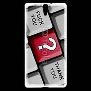 Coque Sony Xperia C5 Humour clavier ordinateur
