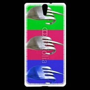 Coque Sony Xperia C5 Fuck fourchettes