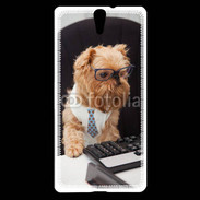 Coque Sony Xperia C5 Chien informaticien