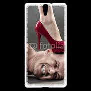 Coque Sony Xperia C5 Homme sous escarpin 2