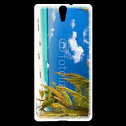 Coque Sony Xperia C5 Plage paradisiaque des caraïbes