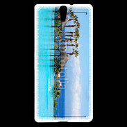 Coque Sony Xperia C5 Piscine d'un hôtel de luxe