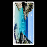 Coque Sony Xperia C5 Crique paradisiaque 