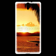 Coque Sony Xperia C5 Fin de journée sur plage Bahia au Brésil