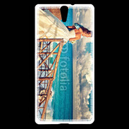 Coque Sony Xperia C5 Voyage de lune de miel