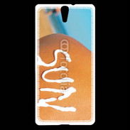 Coque Sony Xperia C5 Crème solaire SUN