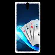 Coque Sony Xperia C5 Playing carte