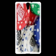 Coque Sony Xperia C5 Jetons de poker en vrac 1
