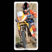 Coque Sony Xperia C5 Rallie Raid en moto