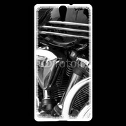 Coque Sony Xperia C5 Moto et chrome