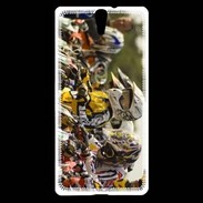 Coque Sony Xperia C5 Départ course de Motocross