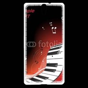 Coque Sony Xperia C5 Abstract piano 2