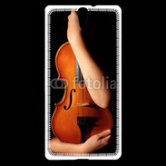 Coque Sony Xperia C5 Amour de violon