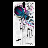 Coque Sony Xperia C5 Notes et musiques 75
